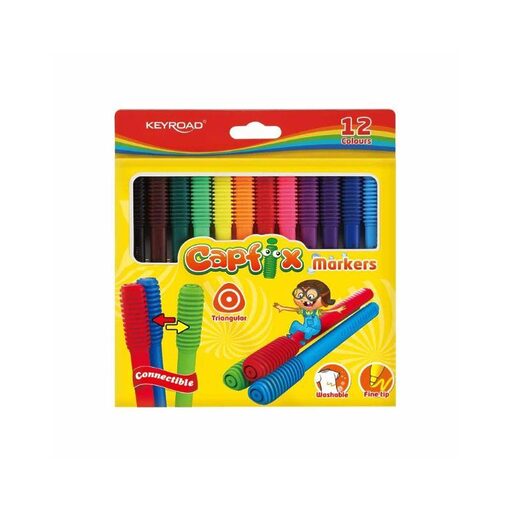 Fiber markers Capfix12 styks pak