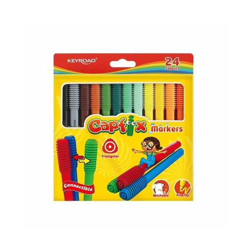 Fiber markers Capfix 24 styks pak