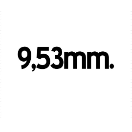 9,53mm.