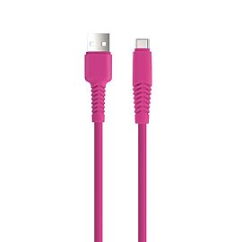 Setty USB-USB-C kabel Pink