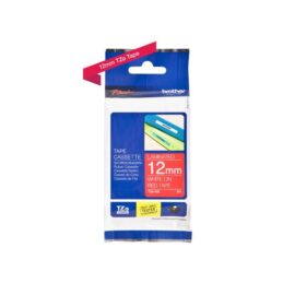 Brother Ribbon TZE435 / TZE-435 White on Red