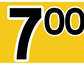 Varer til 7,00